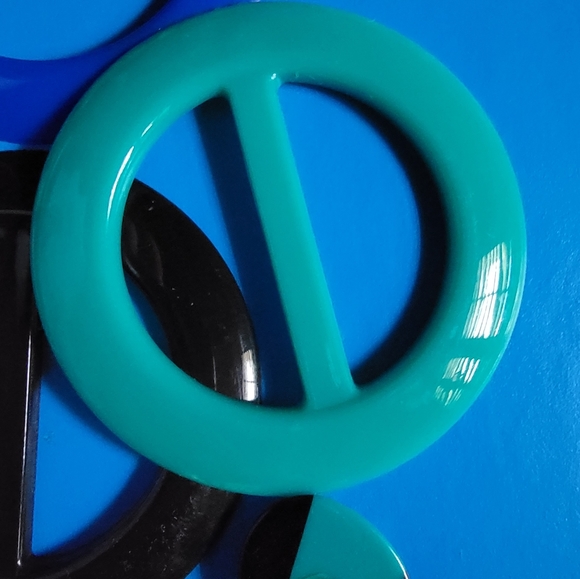 NOS VTG 1980s Earrings & Tshirt Clip - Picture 8 of 15